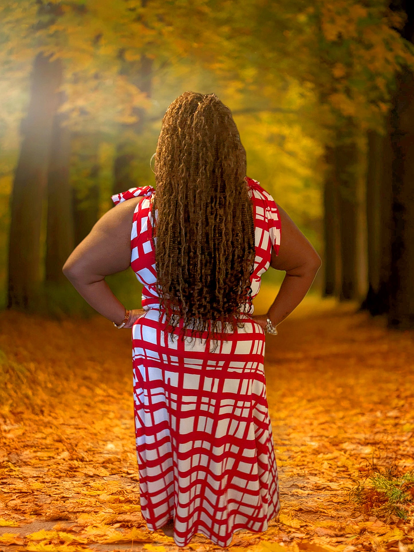 Red Fit Like a Glove Maxi