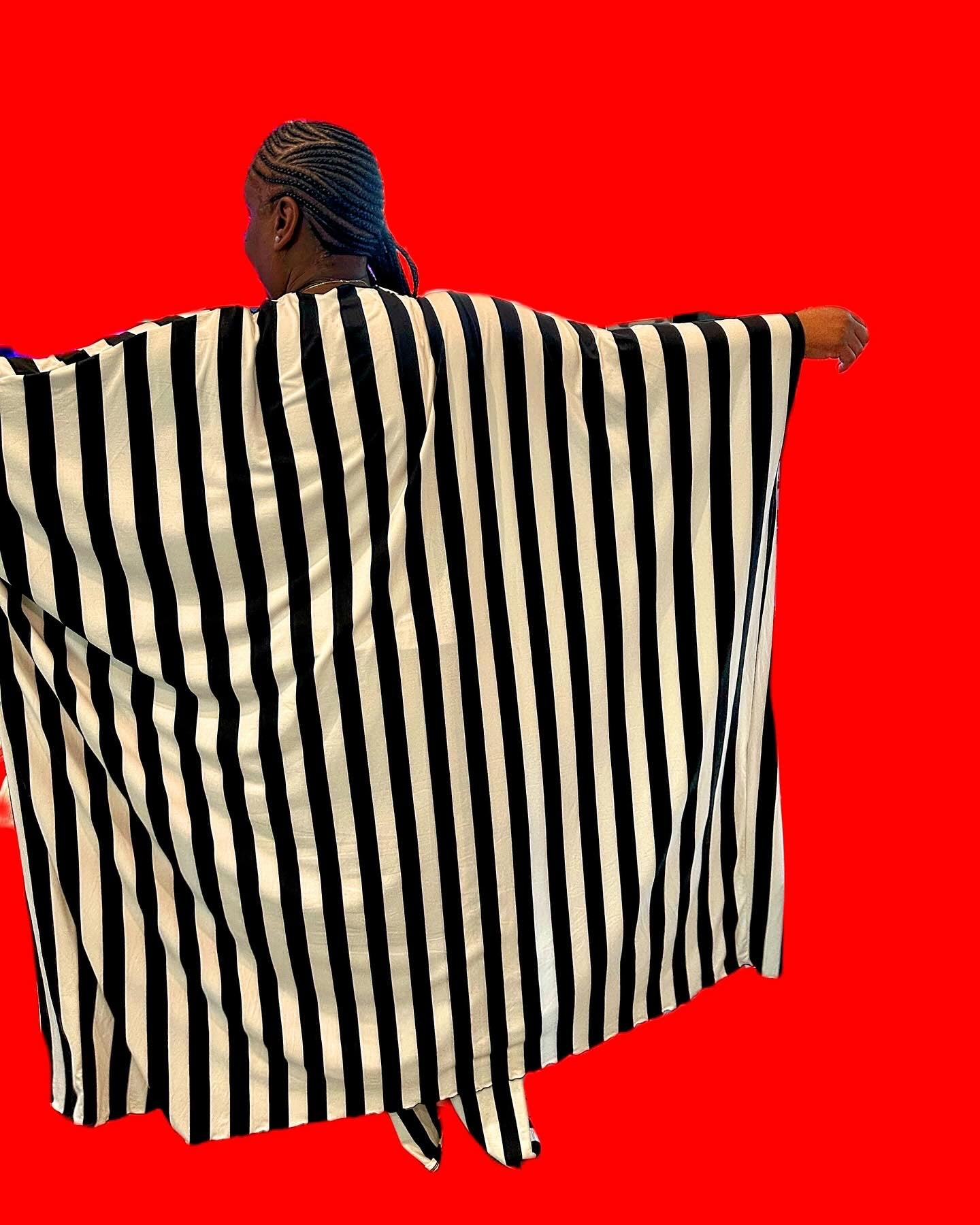 Black & White Stripe 2 Piece Set