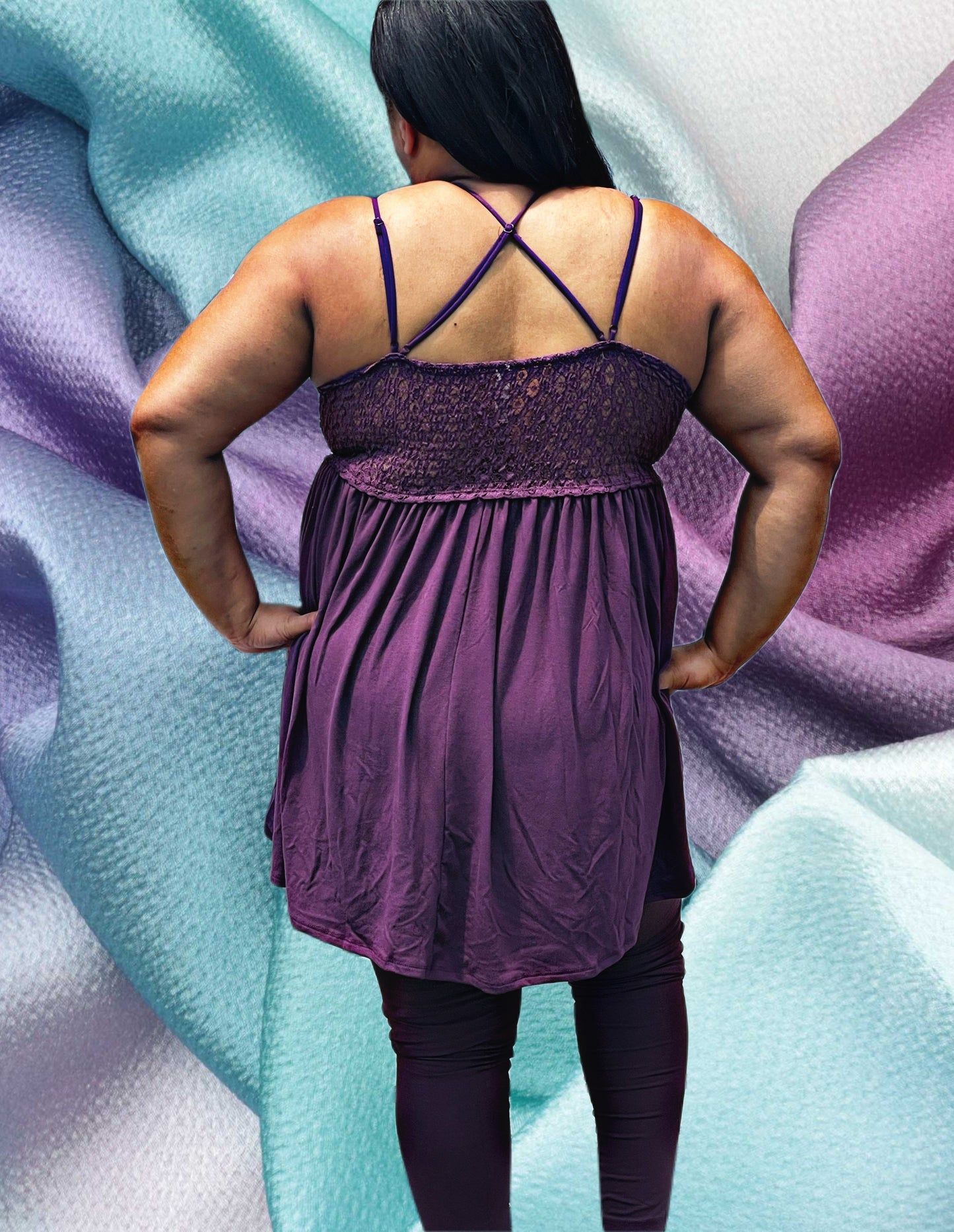 Sexy Eggplant 2 Piece Set