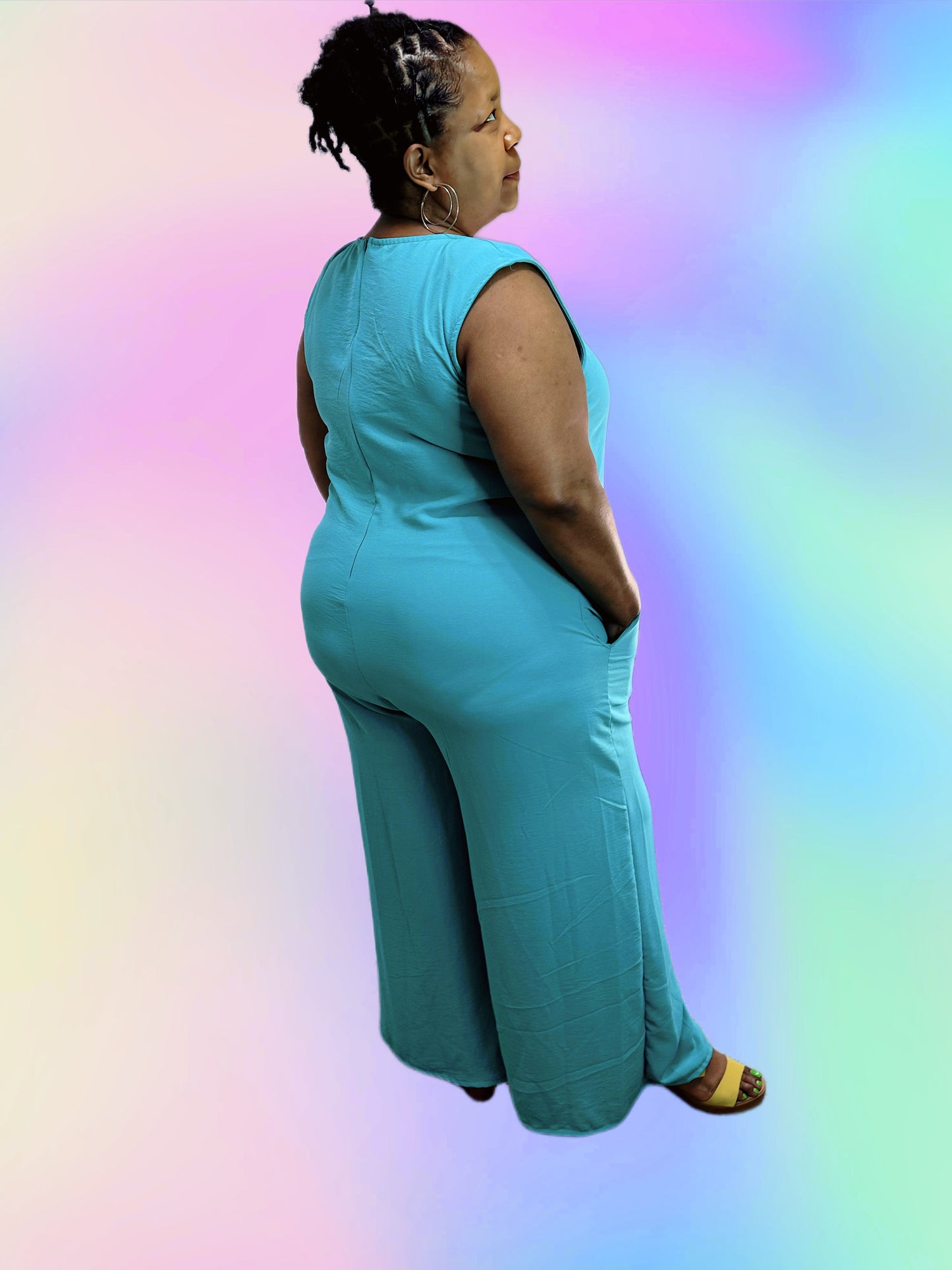 Teal Jumpsuit