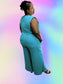 Teal Jumpsuit