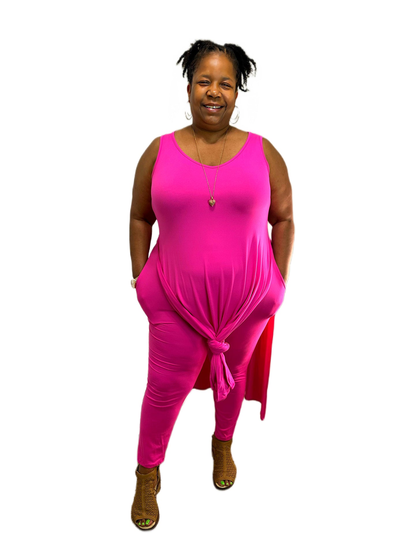 Fuchsia 2 Piece TankTop Set