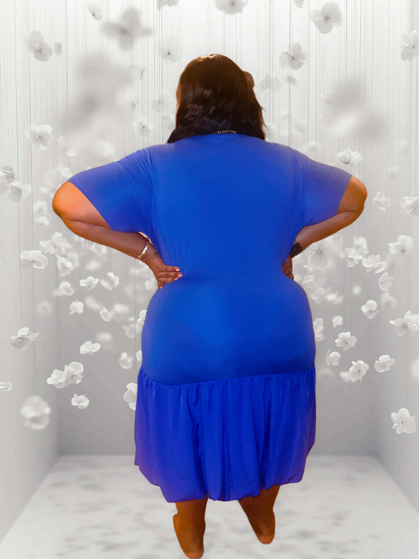 Royal Blue Soft Knit Dress